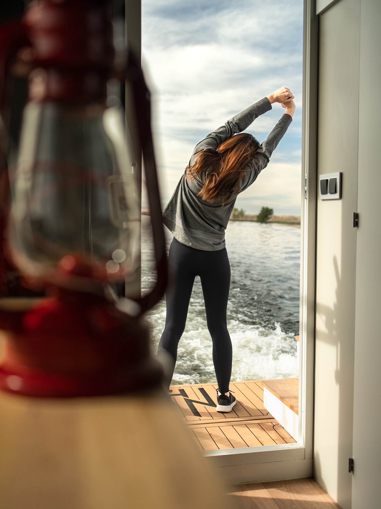 woman stretching swplatform 